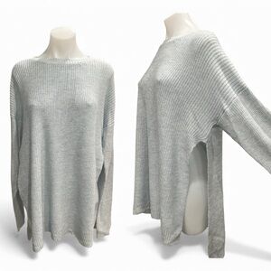 Six crisp days oversize Women's light blue Sweater